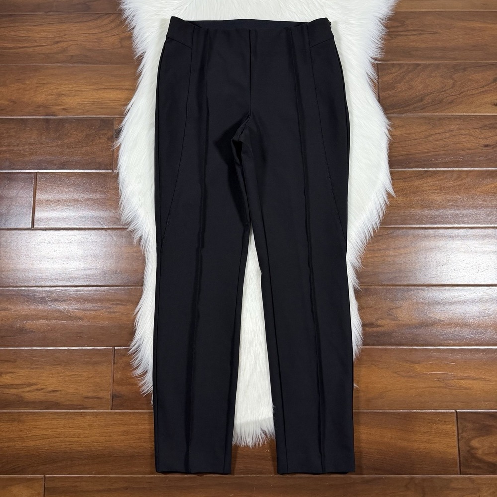 Lafayette 148 Women's Size 6 Black Gramercy Ankle Trouser Pants
